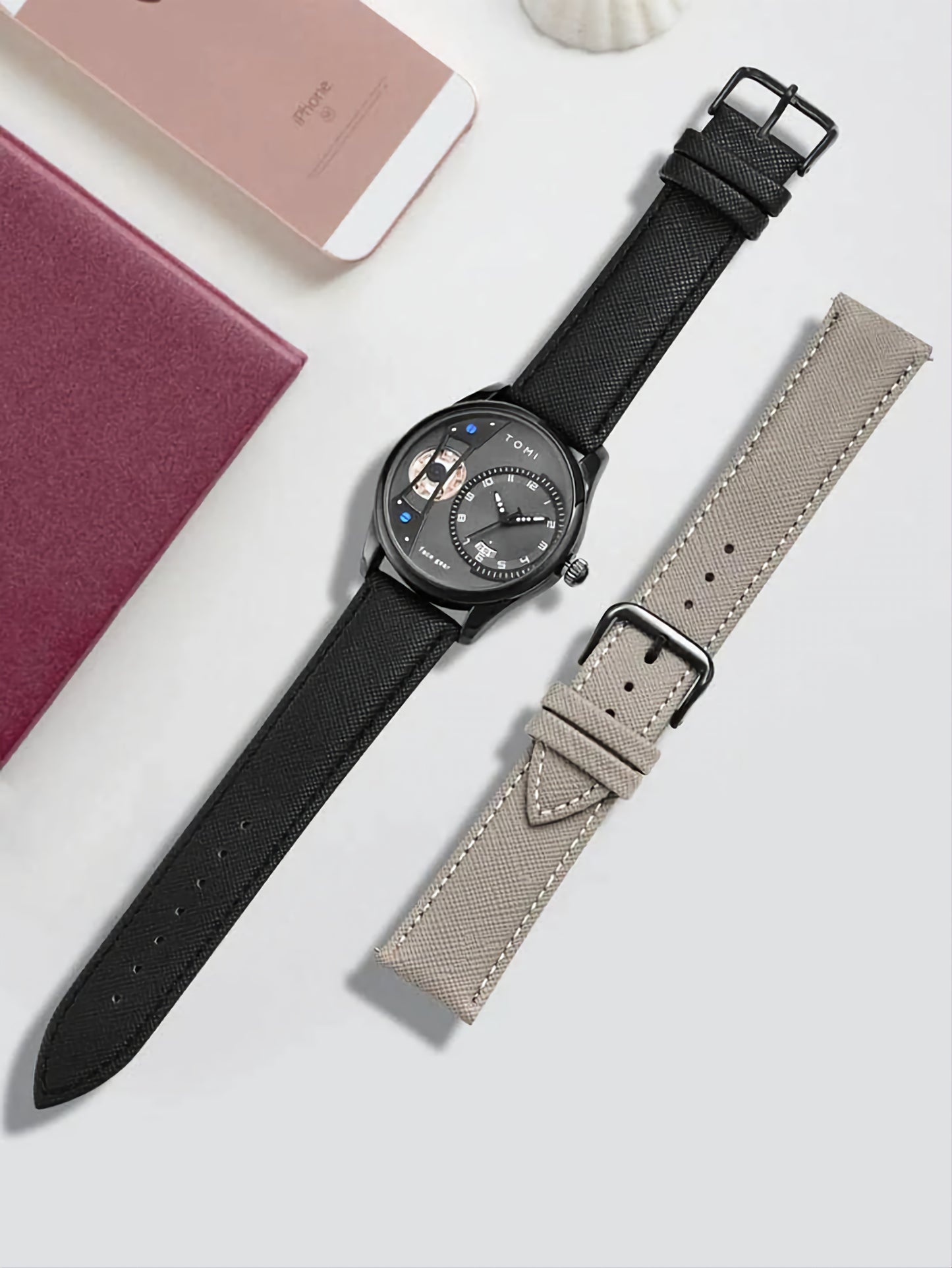 BOGOSS® & TOMI™ - ORIGINAL - 2 BRACELET CUIR - IMPORTE (EU) - NEUVE - SCELLEE - REF001
