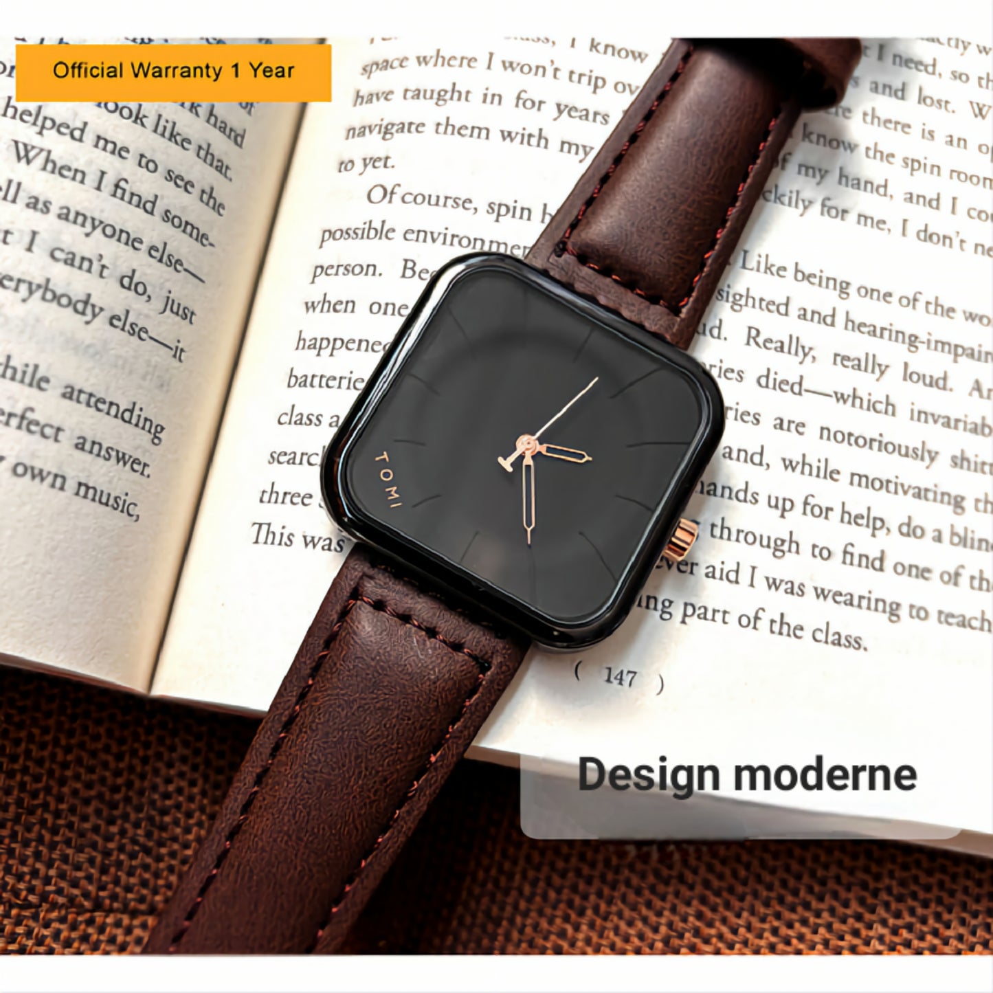 BOGOSS® & TOMI™ - ORIGINAL - BRACELET CUIR - IMPORTE (EU) - NEUVE - SCELLEE - REF002