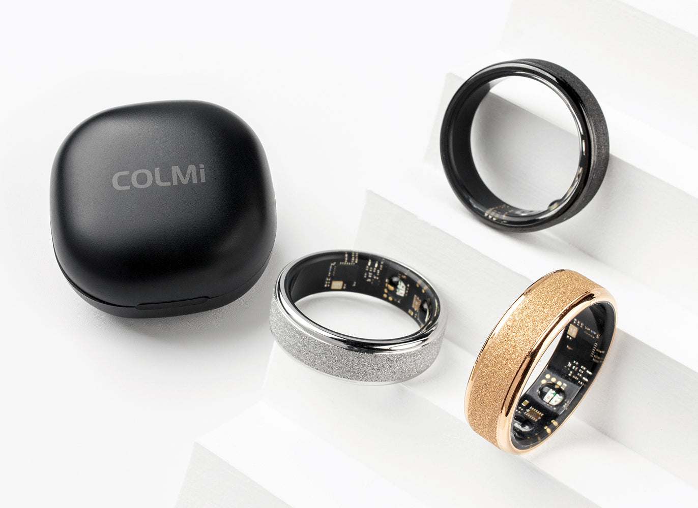 BOGOSS® & COLMi™ - ORIGINAL - BAGUE INTELLIGENTE - ACIER - TITANE - IMPORTE