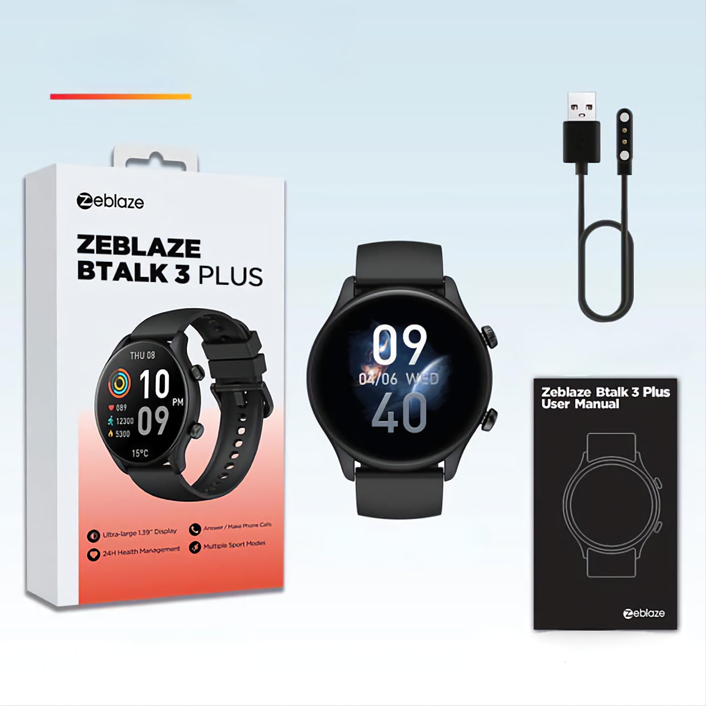 BOGOSS® & ZEBLAZE™ - ORIGINAL BRAND - BIG SCREEN 1" 39 - AMOLED