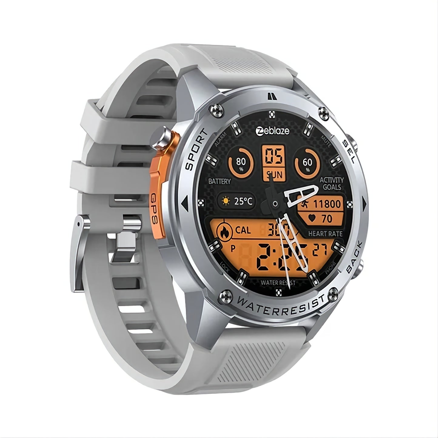 BOGOSS® & ZEBLAZE™ STRATOS 2 ULTRA Montre connectée GPS d'extérieur ultime
