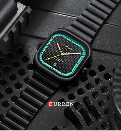 CURREN 0878 -Montre Mixte Acier Intemporelle