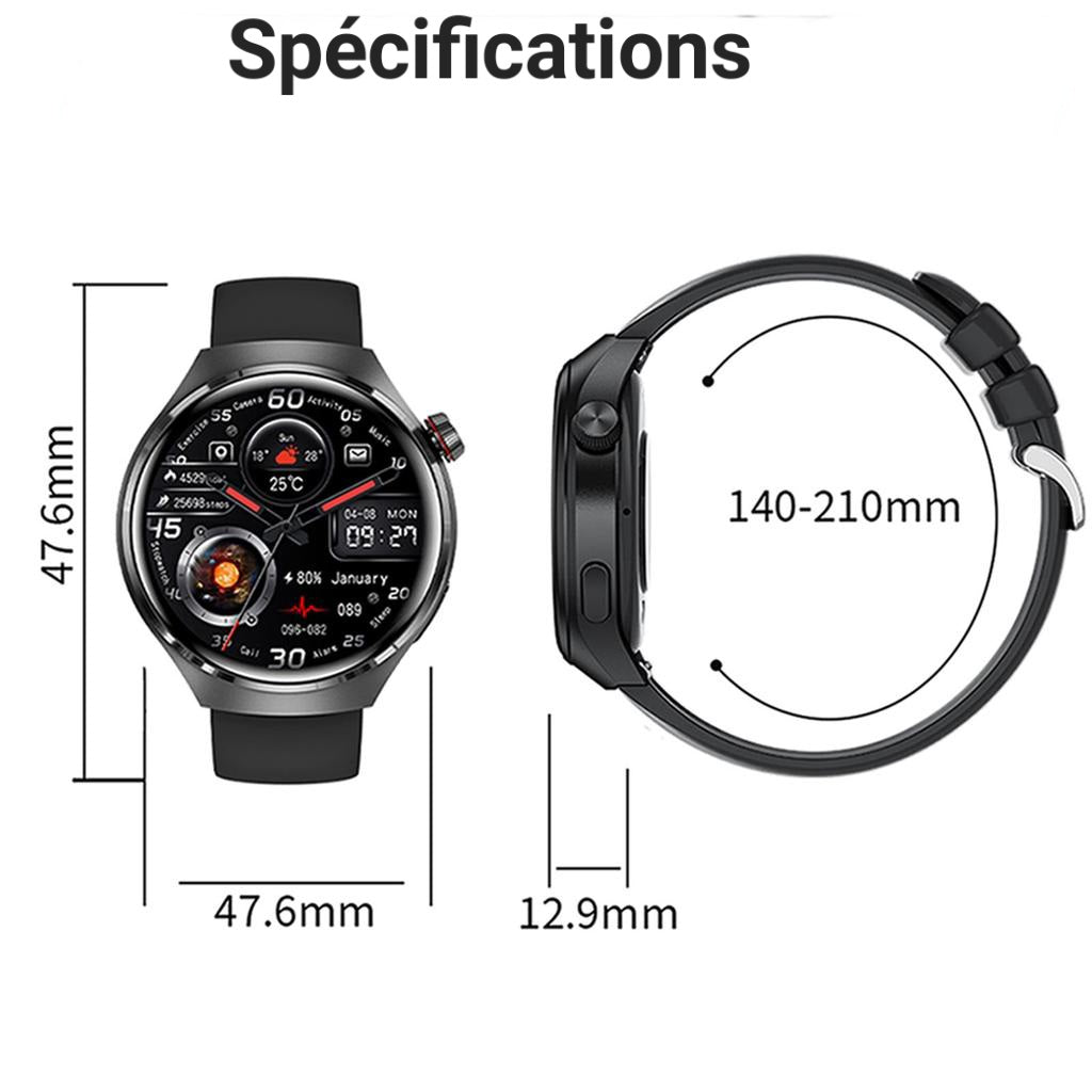 BOGOSS- Smartwatch Contrôle Glycémique reff-001