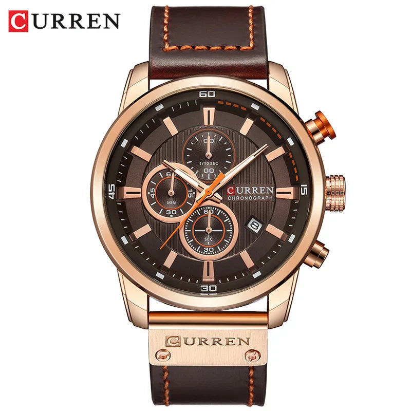 CURREN - Chronographe Militaire d'Élite