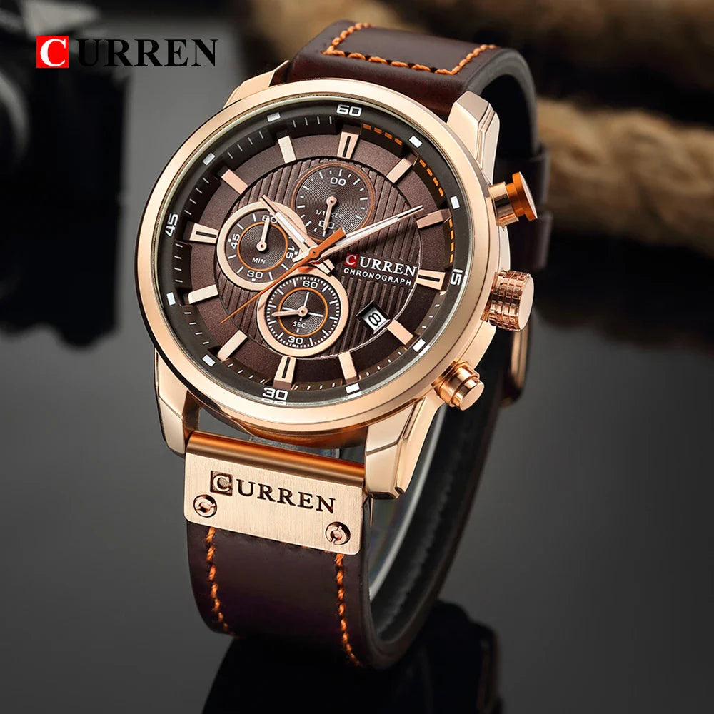 CURREN - Montre Chronographe Homme Militaire ref00-6
