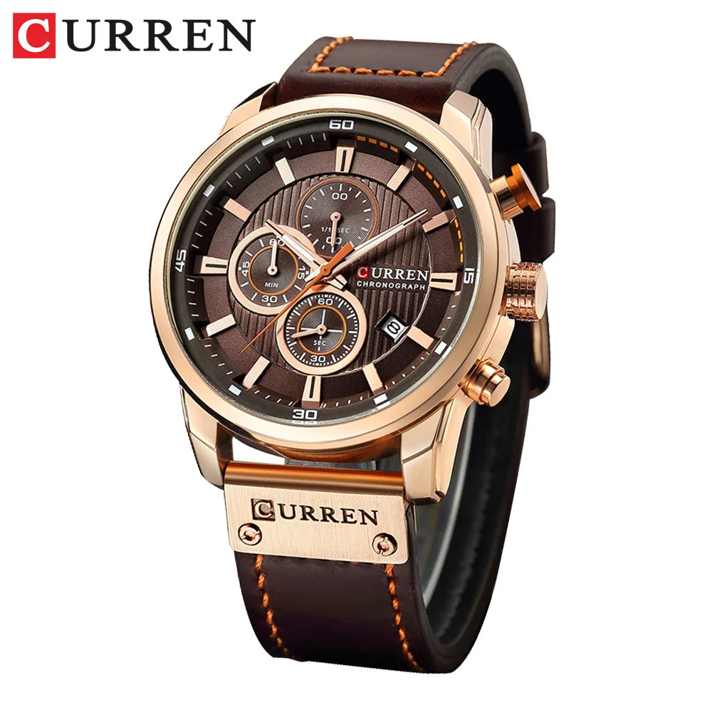 CURREN - Montre Chronographe Homme Militaire ref00-6