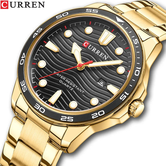 CURREN 3214- Montre Chronographe Militaire Homme ref-008