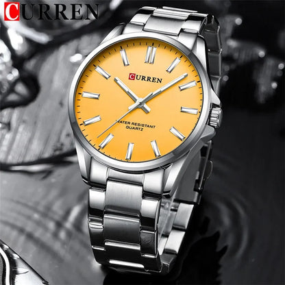 Montre Sport Militaire Jaune CURREN