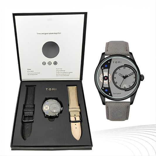 BOGOSS® & TOMI™ - ORIGINAL - 2 BRACELET CUIR - IMPORTE (EU) - NEUVE - SCELLEE - REF001