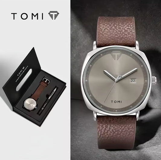 BOGOSS® & TOMI™ - ORIGINAL - BRACELET CUIR - IMPORTE (EU) - NEUVE - SCELLEE